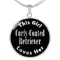 Curly-Coated Retriever v2s - Luxury Necklace