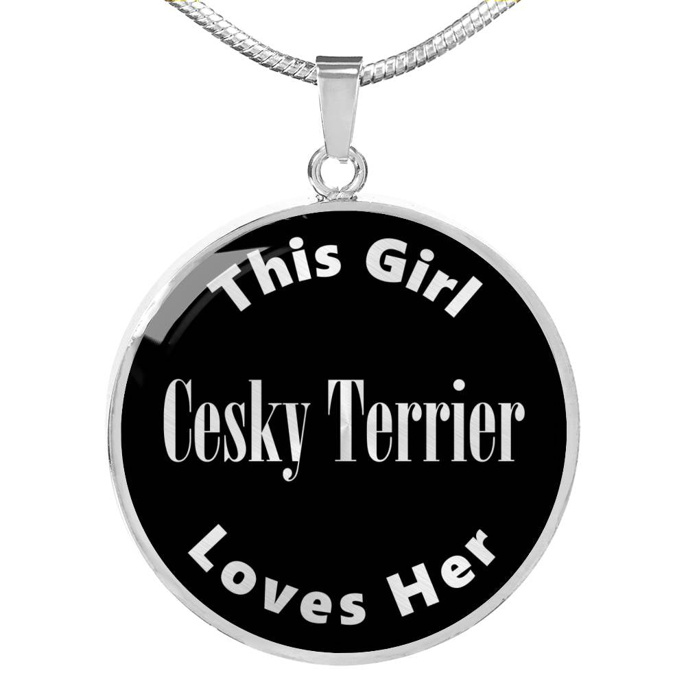 Cesky Terrier v2s - Luxury Necklace