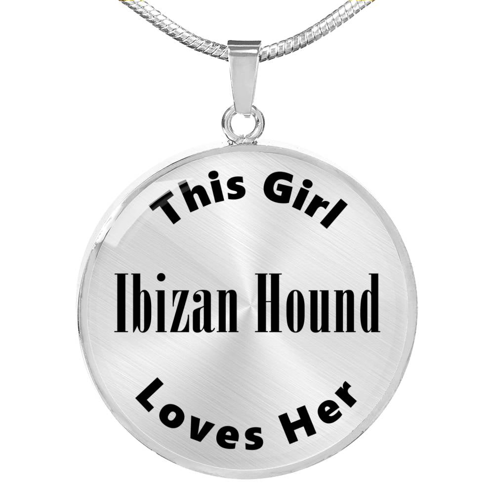 Ibizan Hound - Luxury Necklace
