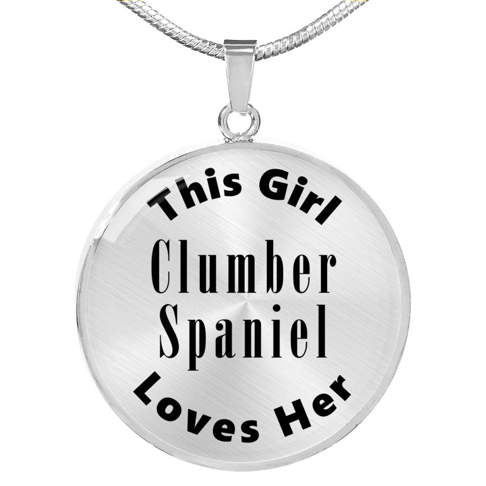 Clumber Spaniel - Luxury Necklace