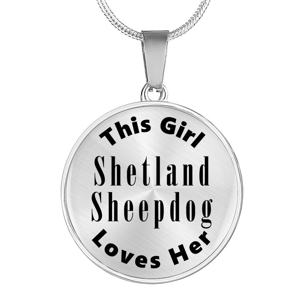 Shetland Sheepdog - Luxury Necklace