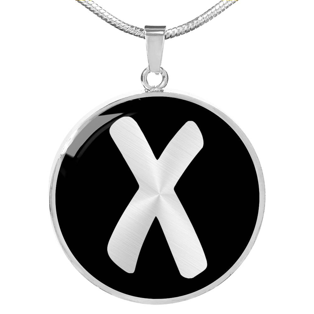 Initial X v2b - Luxury Necklace