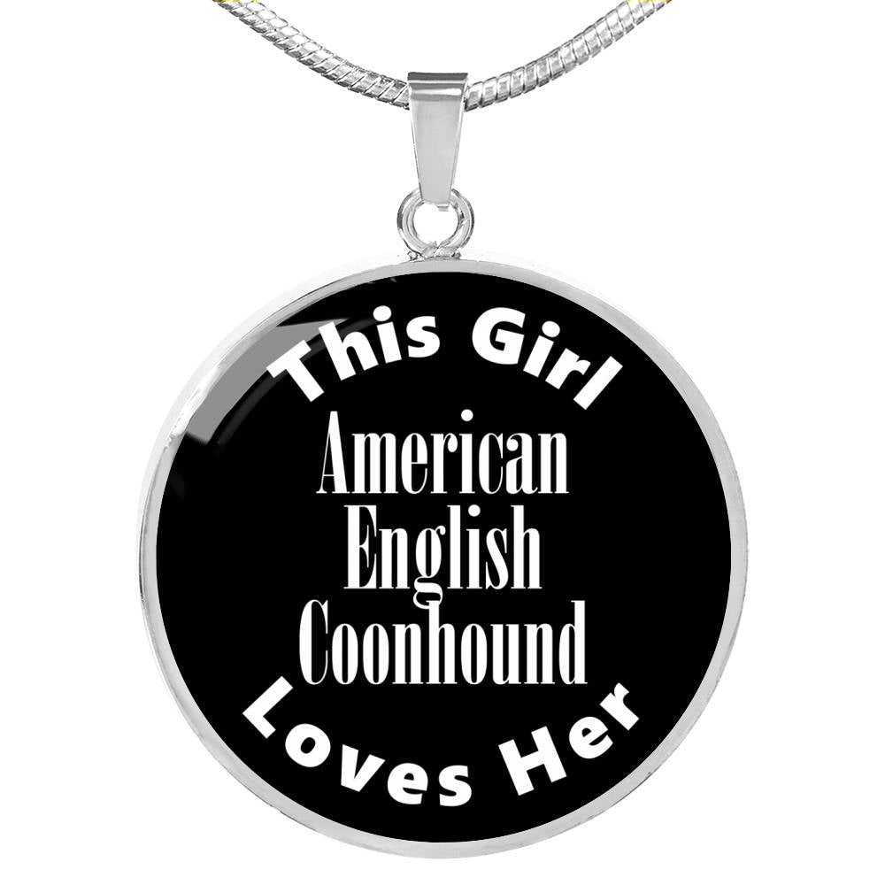 American English Coonhound v2 - Luxury Necklace
