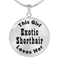 Exotic Shorthair - Luxury Necklace