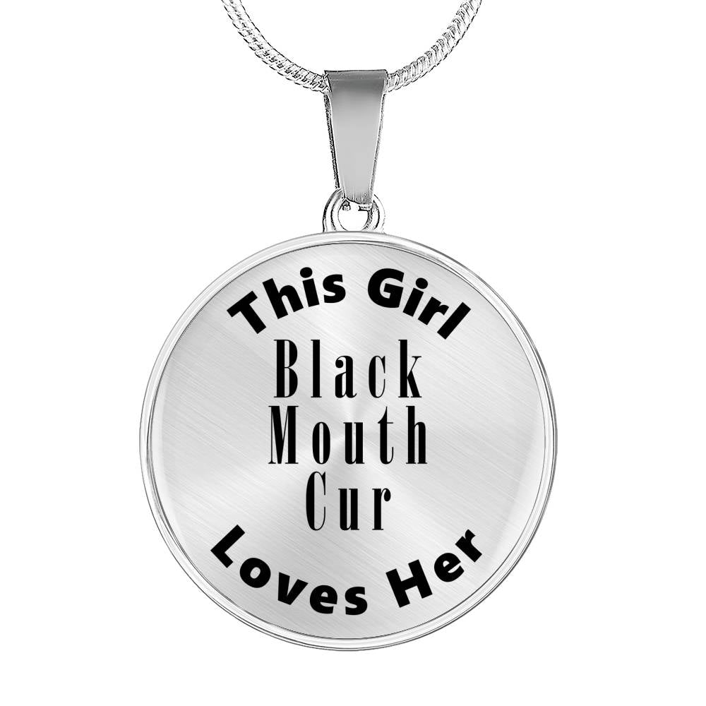 Black Mouth Cur - Luxury Necklace