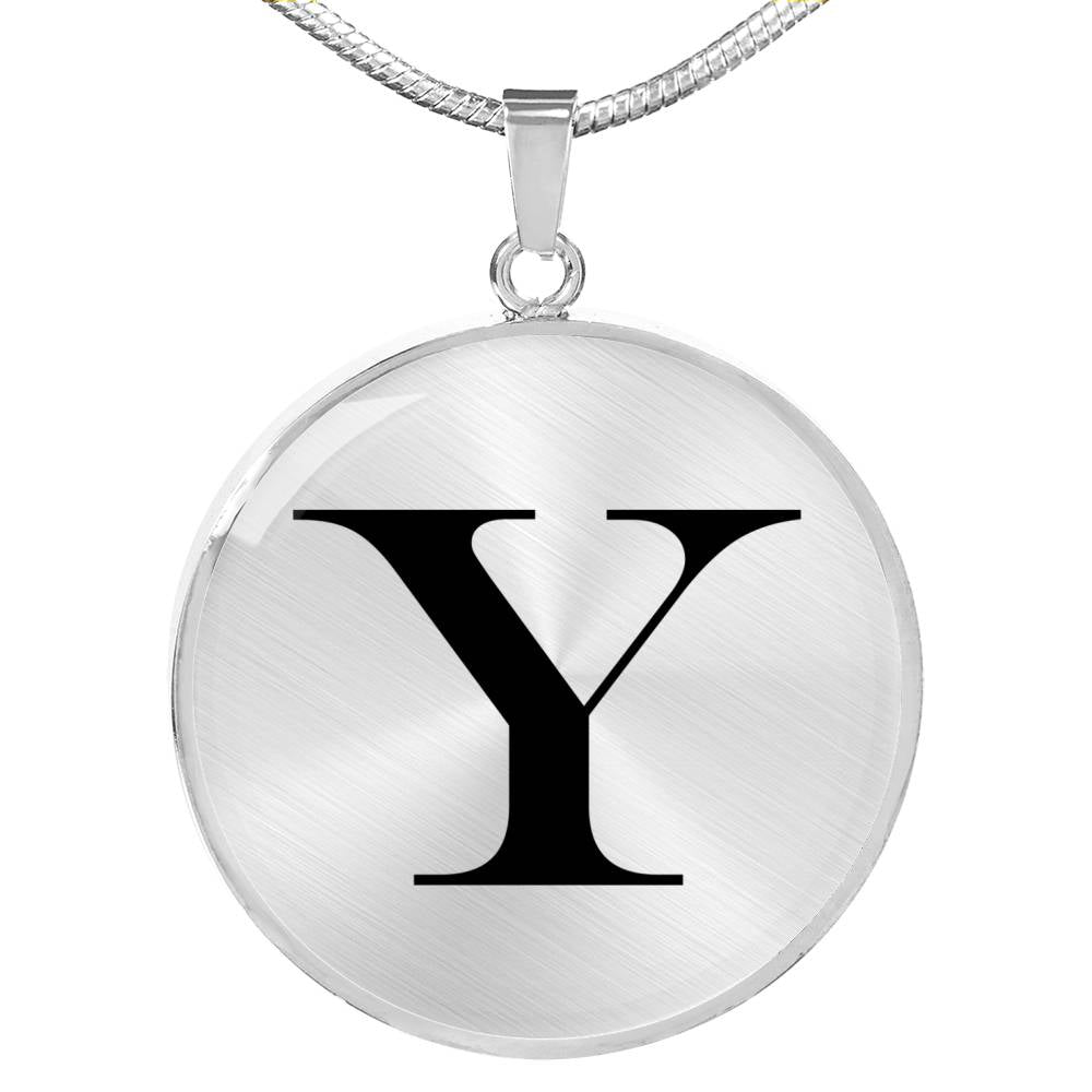 Initial Y v1a - Luxury Necklace