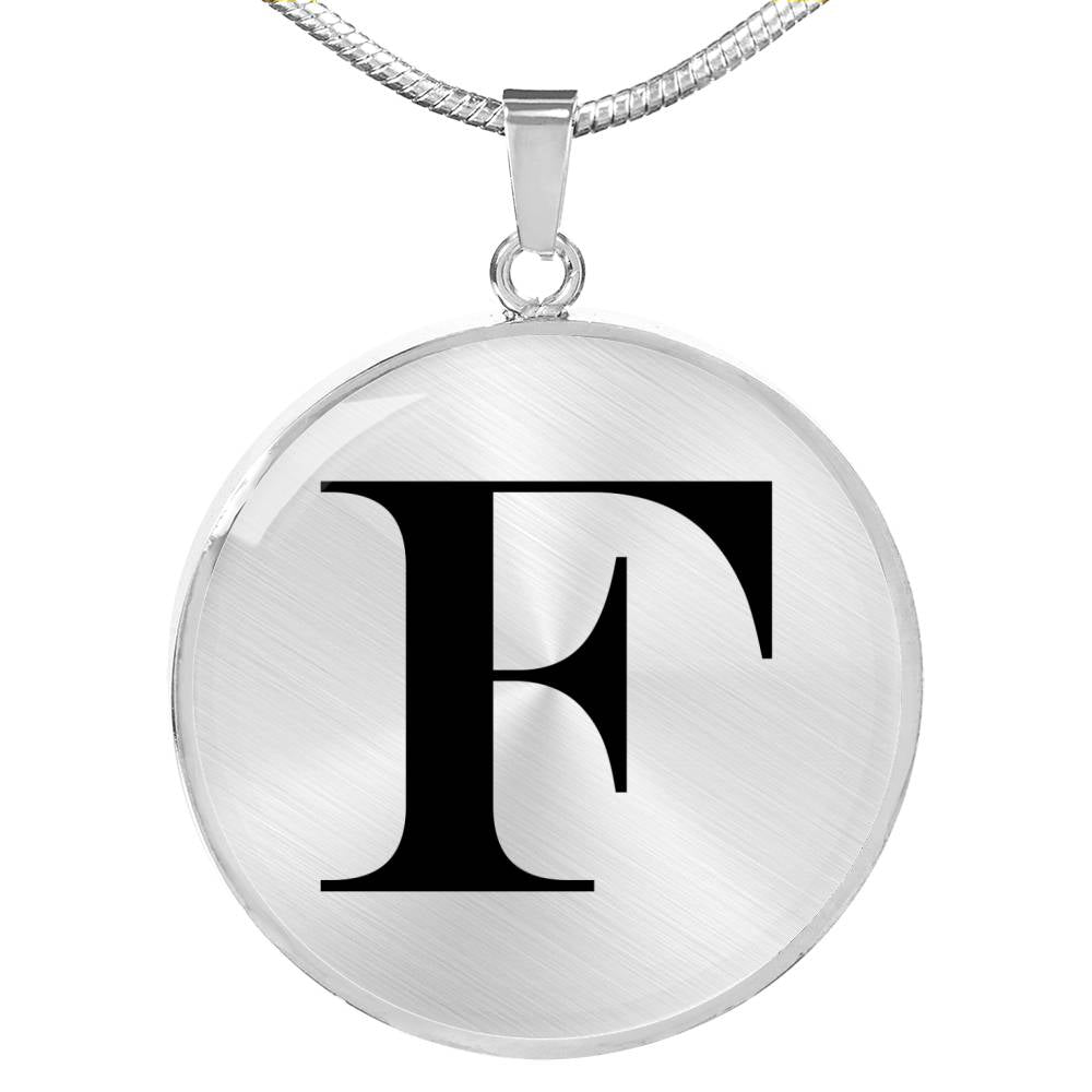 Initial F v1a - Luxury Necklace