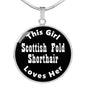 Scottish Fold Shorthair v2 - Luxury Necklace