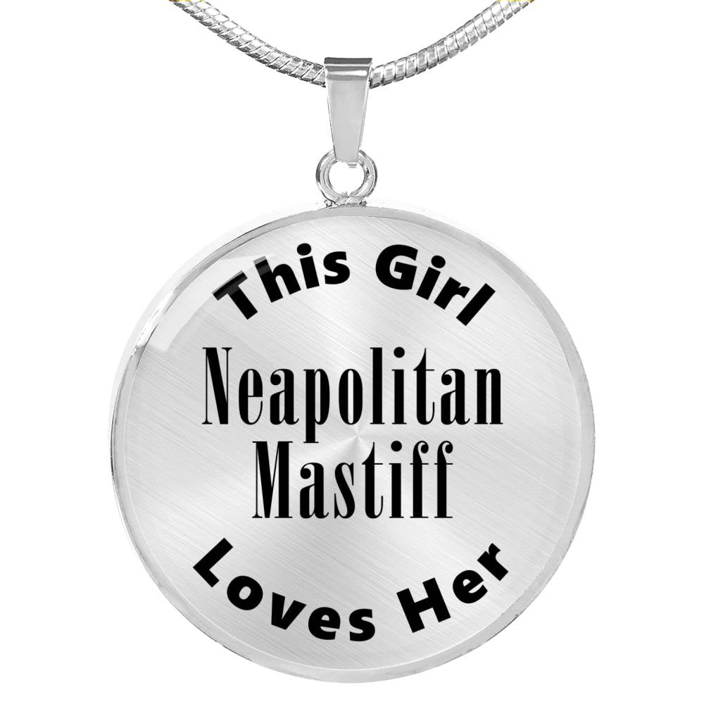 Neapolitan Mastiff - Luxury Necklace
