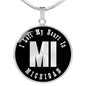 Heart In Michigan v02 - Luxury Necklace