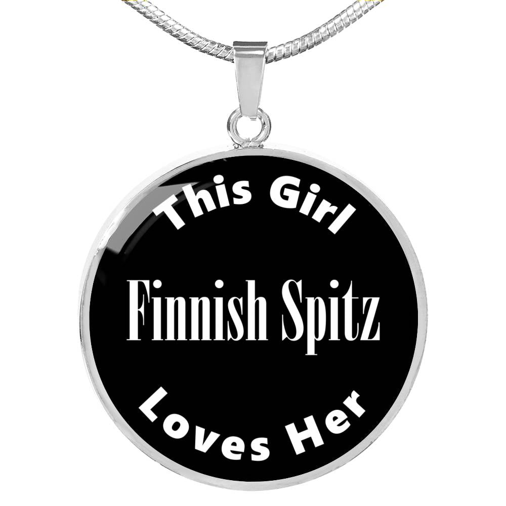 Finnish Spitz v2 - Luxury Necklace