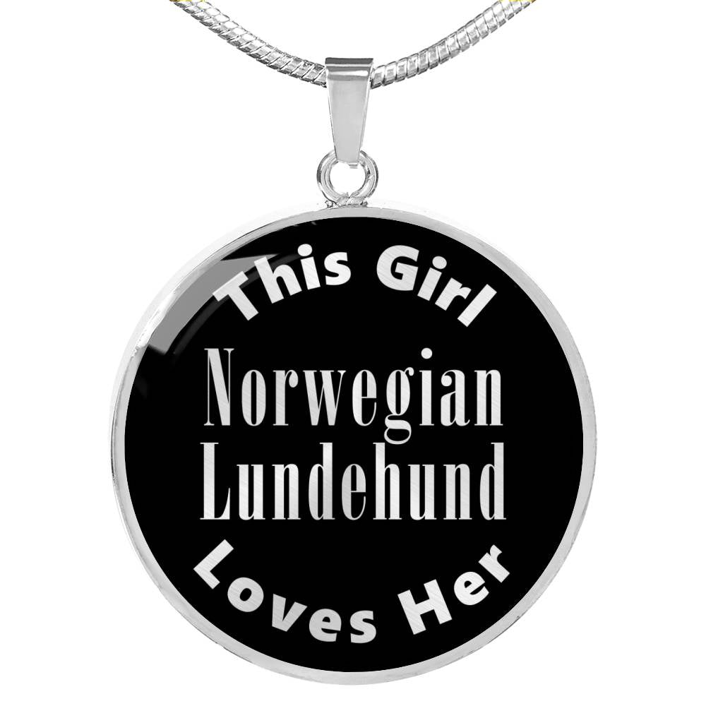 Norwegian Lundehund v2s - Luxury Necklace