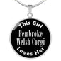Pembroke Welsh Corgi v2s - Luxury Necklace