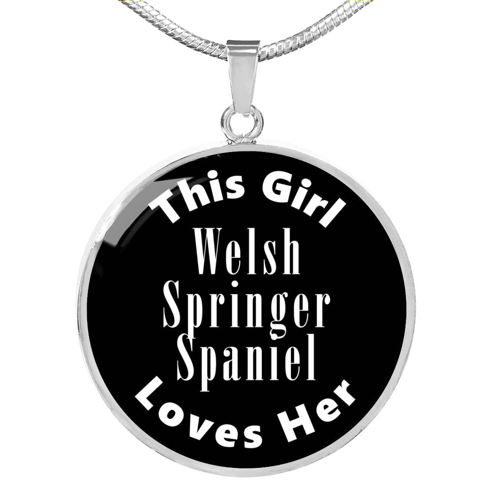 Welsh Springer Spaniel v2 - Luxury Necklace