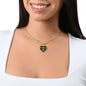 Eloise v02 - 18k Gold Finished Heart Pendant Luxury Necklace