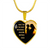 Amazing Mother - 18k Gold Finished Heart Pendant Luxury Necklace