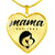 Mama, Est. 1982 - 18k Gold Finished Heart Pendant Luxury Necklace