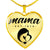 Mama, Est. 1979 - 18k Gold Finished Heart Pendant Luxury Necklace