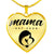 Mama, Est. 2008 - 18k Gold Finished Heart Pendant Luxury Necklace