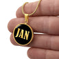 Jan v02 - 18k Gold Finished Luxury Necklace