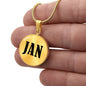 Jan v01 - 18k Gold Finished Luxury Necklace