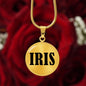Iris v01 - 18k Gold Finished Luxury Necklace