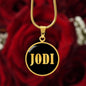 Jodi v02 - 18k Gold Finished Luxury Necklace