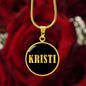 Kristi v02 - 18k Gold Finished Luxury Necklace