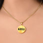 Kayla v01 - 18k Gold Finished Luxury Necklace