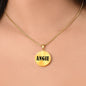 Angie v01 - 18k Gold Finished Luxury Necklace