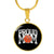 Proud Basketball Mom - 18k Gold Finished Luxury Necklace