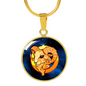 Zodiac Sign Aries - 18k Gold Finished Luxury Necklace