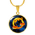 Zodiac Sign Libra - 18k Gold Finished Luxury Necklace