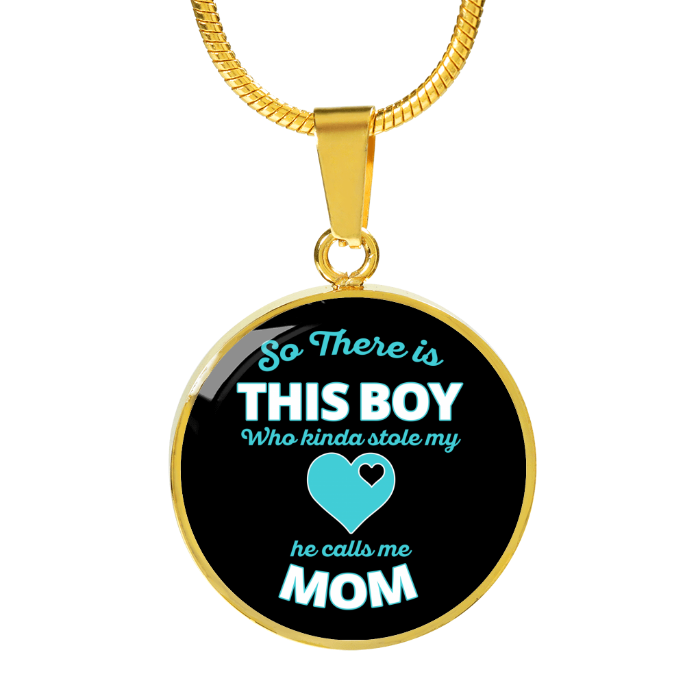 This Boy Stole My Heart - 18k Gold Finished Luxury Necklace