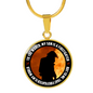 My Son Is A Firefighter - 18k Gold Finished Luxury Necklace