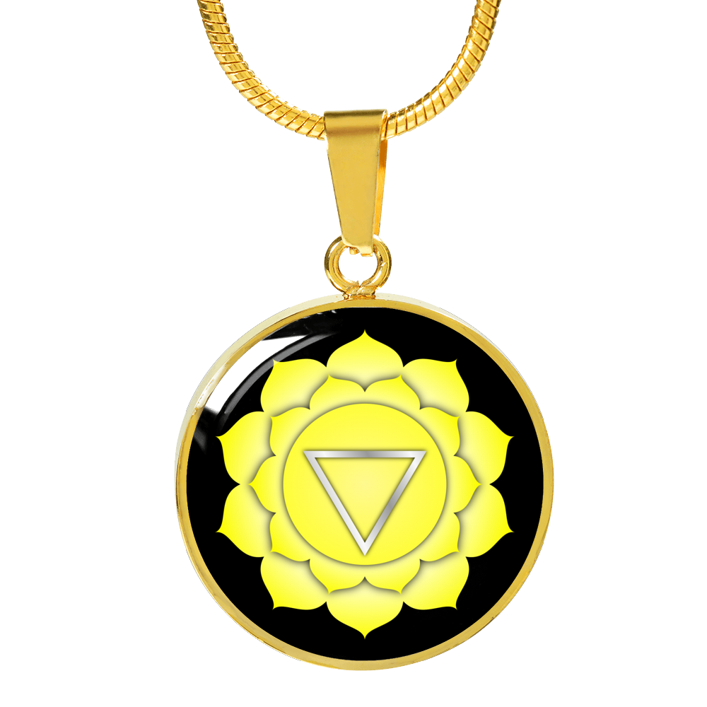 Solar Plexus Chakra (Manipura) - 18k Gold Finished Luxury Necklace