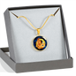Zodiac Sign Capricorn - 18k Gold Finished Luxury Necklace