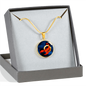 Zodiac Sign Scorpio - 18k Gold Finished Luxury Necklace