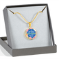 A Mother Is Like A Flower - 18k Gold Finished Luxury Necklace