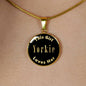 Yorkie v1 - 18k Gold Finished Luxury Necklace