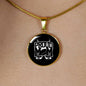 Proud Hockey Mom - 18k Gold Finished Luxury Necklace
