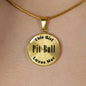 Pit Bull - 18k Gold Finished Luxury Necklace