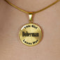 Doberman - 18k Gold Finished Luxury Necklace