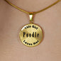 Poodle - 18k Gold Finished Luxury Necklace