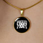 Proud Soccer Mom - 18k Gold Finished Luxury Necklace