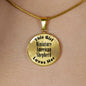Miniature American Shepherd v2 - 18k Gold Finished Luxury Necklace