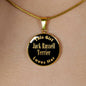 Jack Russell Terrier v2 - 18k Gold Finished Luxury Necklace