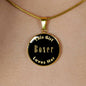 Boxer v1 - 18k Gold Finished Luxury Necklace