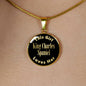 King Charles Spaniel v1 - 18k Gold Finished Luxury Necklace