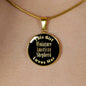 Miniature American Shepherd - 18k Gold Finished Luxury Necklace